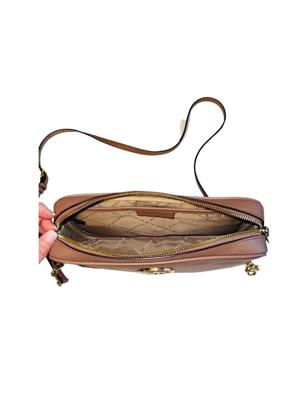 Michael Kors Pink Blush Jet Set Fulton Crossbody